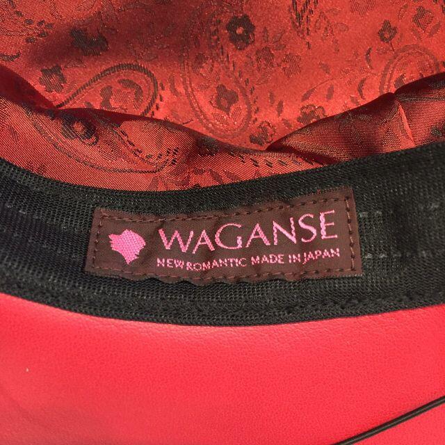 未使用 WAGANSE ワガンセ ハット 合皮 赤 RED ハート