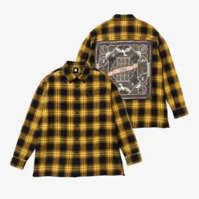 防弾少年団(BTS)(ボウダンショウネンダン)の【ON】FLANNEL SHIRT✳︎Lサイズ エンタメ/ホビーのタレントグッズ(アイドルグッズ)の商品写真