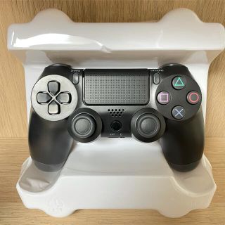 プレイステーション4(PlayStation4)の【新品未使用・互換品】PS4 ワイヤレスコントローラー ジェットブラック 黒(家庭用ゲーム機本体)