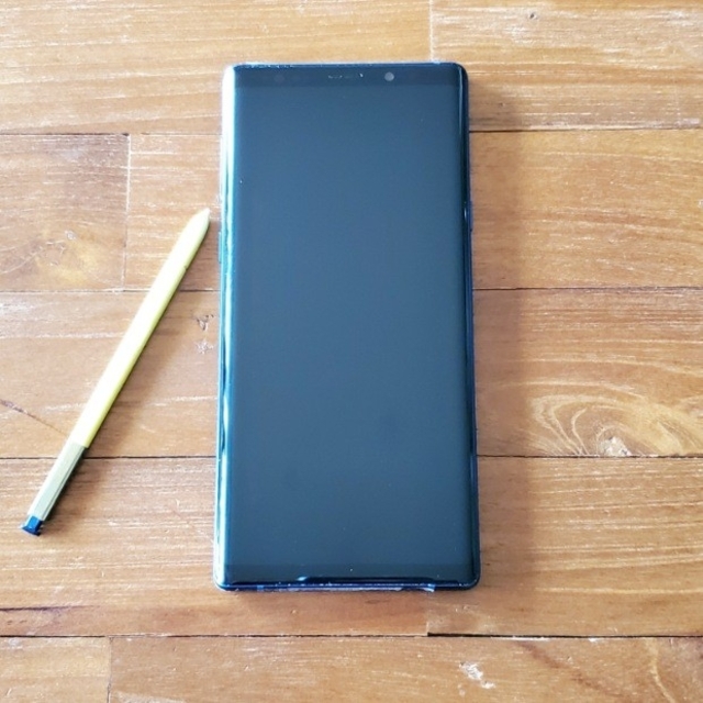 [良品]SAMSUNG Galaxy Note9 SIM解除済 オーシャンブルー