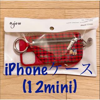 familiar - 【新品未使用】familiar×ajew  iPhoneケース(12mini)