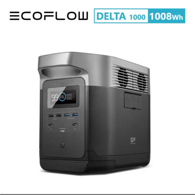 EcoFlow ポータブル電源 大容量 DELTA 1000 送料無料