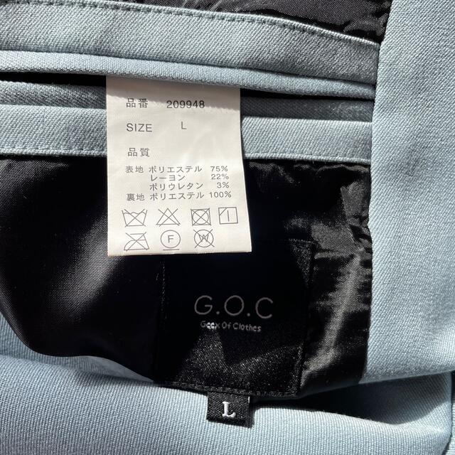 【最安値・新品・タグ付き】G.O.C テーラードJK×フレアパンツ セットアップ