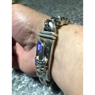 ダブルIDブレスレット クロムハーツ好き必見❗️の通販 by らす