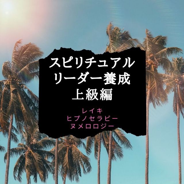 ☆スピリチュアルリーダー養成☆上級コース☆非売品 レイキ ヒプノ 数