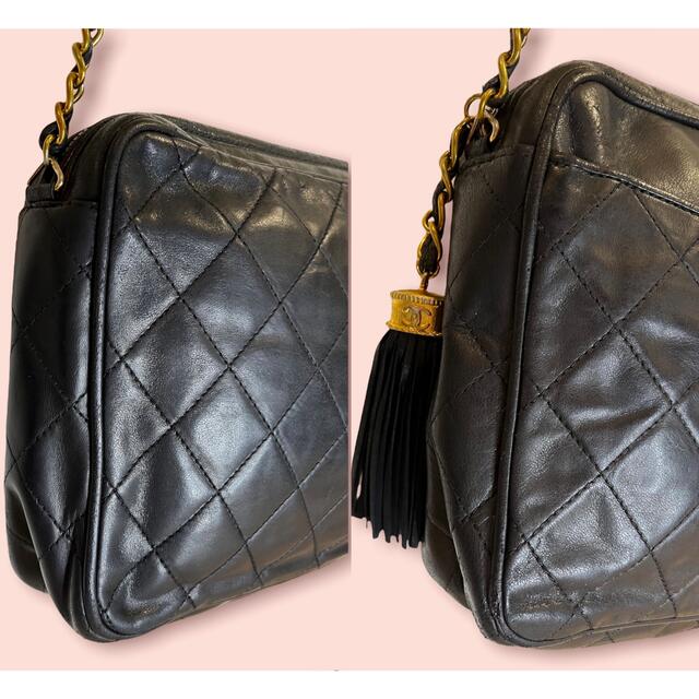 CHANEL - ヴィンテージシャネル マトラッセ チェーンショルダー CHANEL - ヴィンテージシャネル マトラッセ チェーンショルダー