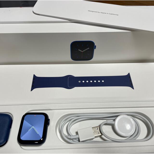 Apple Watch(アップルウォッチ)のApple Watch Series 6 GPSモデル 40mm ブルーアルミ スマホ/家電/カメラのスマートフォン/携帯電話(その他)の商品写真