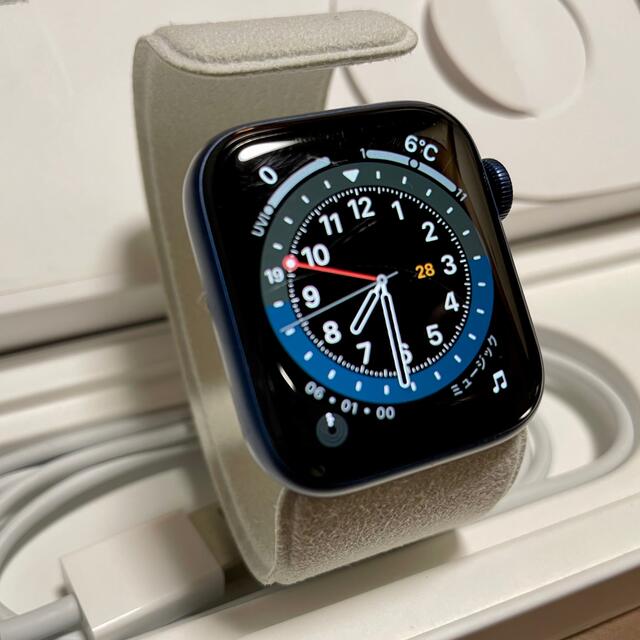 Apple Watch Series 6 GPSモデル 40mm ブルーアルミ