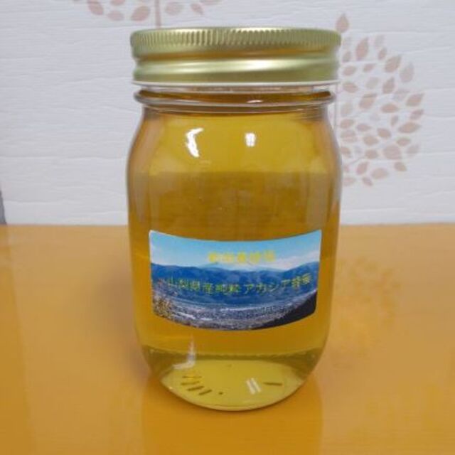 山梨県産 アカシア蜂蜜 600g(ビン) 1本入り 2021 年5月採り 山梨県産 アカシア蜂蜜 300g(トンガリ容器)1本入り2023年5月採り