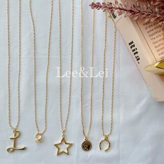  gold pendant necklace ♦︎"L"(ネックレス)