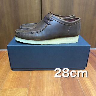 クラークス(Clarks)の28cm クラークス ワラビー ブーツ ビーズワックス ブラウン 新品未使用(ブーツ)