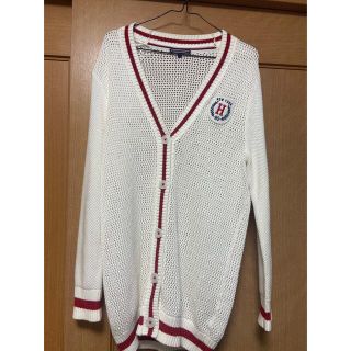 トミーヒルフィガー(TOMMY HILFIGER)のトミーフィルガー　カーディガン　Sサイズ(カーディガン)