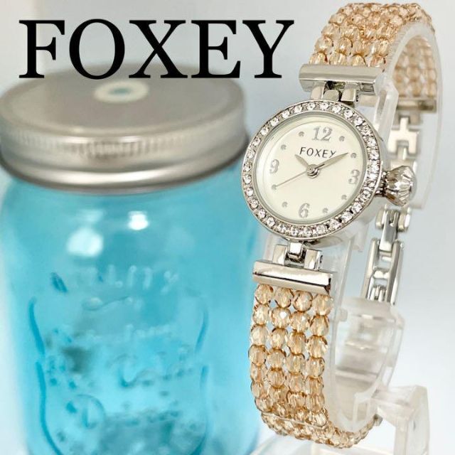 448 美品　FOXEY フォクシー時計　非売品　箱付き　レディース腕時計