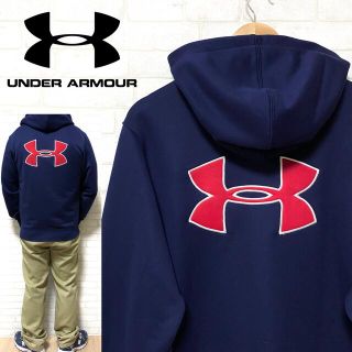 アンダーアーマー(UNDER ARMOUR)のUNDER ARMOUR アンダーアーマー ビッグロゴ ジップアップフーディ(パーカー)