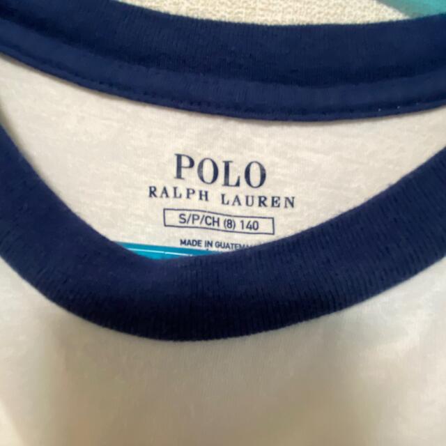 POLO RALPH LAUREN(ポロラルフローレン)のPOLO ラルフローレン ビッグポニー 140 Tシャツ ポロ 白T キッズ/ベビー/マタニティのキッズ服男の子用(90cm~)(Tシャツ/カットソー)の商品写真