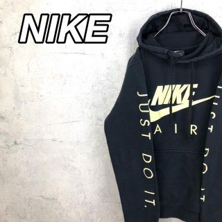 ナイキ(NIKE)の希少 90s ナイキ パーカー プリントロゴ 美品(パーカー)