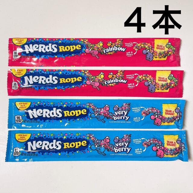 321円 人気上昇中 Nerds Rope ナーズロープ キャンディ レインボー ベリーベリー トロピカル 各1本セット 合計3本