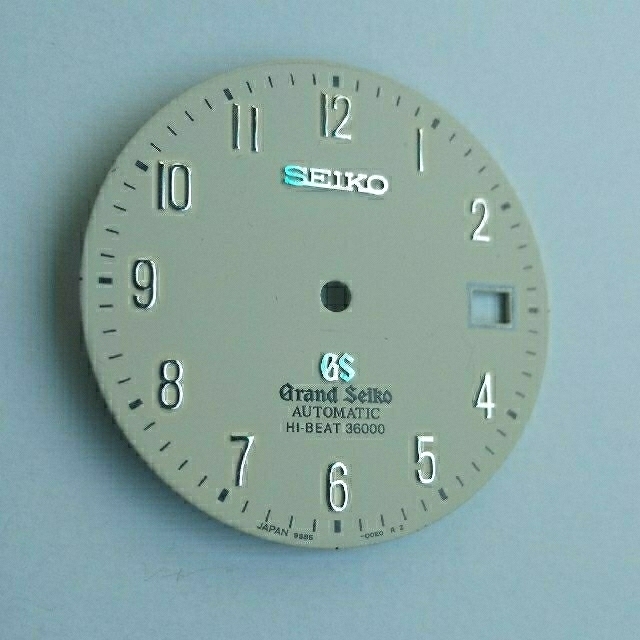 定価約68万円の限定グランドセイコー時計のダイアル　廃盤　生産終了で貴重です。