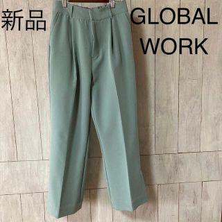 グローバルワーク(GLOBAL WORK)のGLOBAL WORK  スリットセミフレアパンツ レディース パンツ M(カジュアルパンツ)