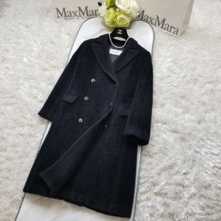 Max Mara アルパカ ブラックコート