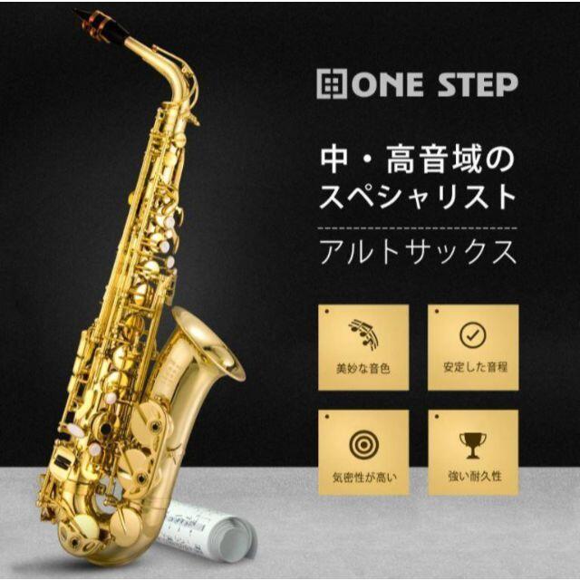 最新のデザイン 新品 アルトサックス ゴールドラッカー Saxophone E 11点セット お得な アルトサックス Labelians Fr
