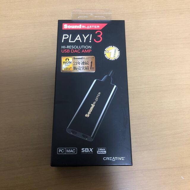 CREATIVE RECREATION(クリエイティブリクリエーション)のCreative Sound Blaster Play! 3 USBdac 楽器のDTM/DAW(オーディオインターフェイス)の商品写真