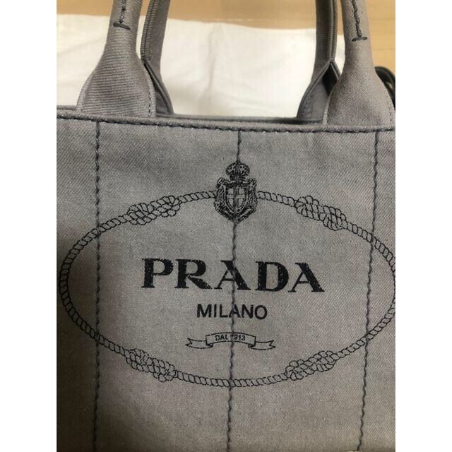 PRADA(プラダ)のプラダ PRADA デニムトートバッグ カナパ  ２WAY  レディースのバッグ(トートバッグ)の商品写真