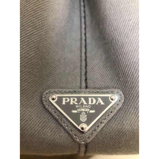 PRADA(プラダ)のプラダ PRADA デニムトートバッグ カナパ  ２WAY  レディースのバッグ(トートバッグ)の商品写真