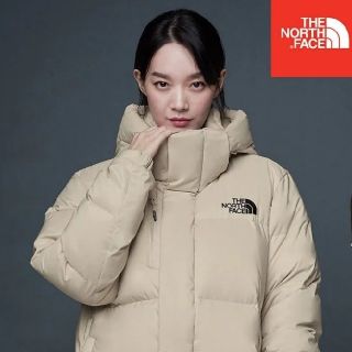 ザノースフェイス(THE NORTH FACE)の【再入荷】【日本未発売】ECO AIR DOWN JACKETライトベージュ　S(ダウンジャケット)