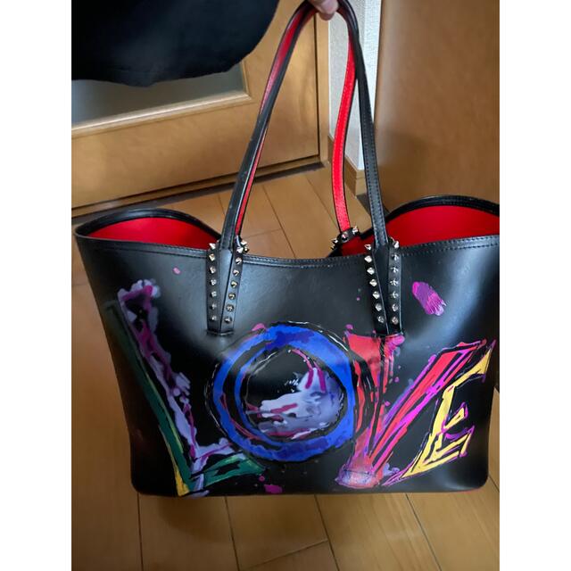 即納&大特価】 Louboutin Christian - トートバッグ LOVE カバタ