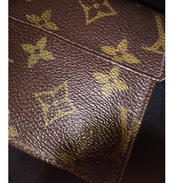 LOUIS VUITTON(ルイヴィトン)の本物　ヴィトン　スマホぴったり、裏に入る　使いやすいお財布　スマホケースにも。 ハンドメイドのスマホケース/アクセサリー(スマホケース)の商品写真