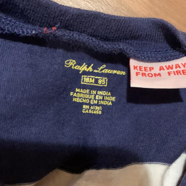 Ralph Lauren(ラルフローレン)のラルフローレン　ボーダーTシャツ　85 キッズ/ベビー/マタニティのキッズ服男の子用(90cm~)(Tシャツ/カットソー)の商品写真
