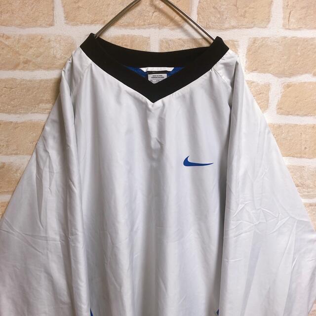 NIKE - NIKE ナイキ ナイロンジャケット プルオーバー ホワイト ワン