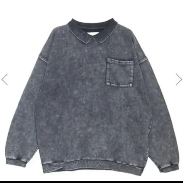 Ameri VINTAGE(アメリヴィンテージ)の新品 Ameri VINTAGE RIB COLLAR SWEAT レディースのトップス(トレーナー/スウェット)の商品写真