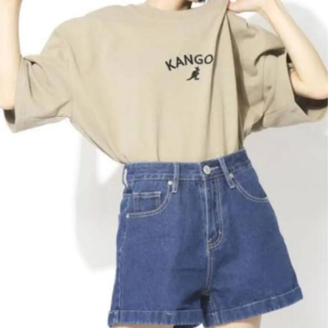 KANGOL(カンゴール)のカンゴールTシャツ　ベージュ レディースのトップス(Tシャツ(半袖/袖なし))の商品写真