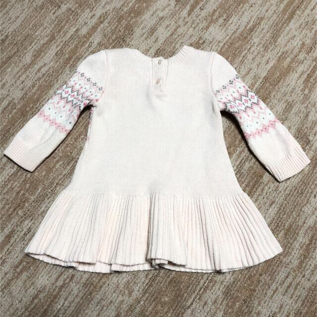 babyGAP(ベビーギャップ)のbaby GAP ニットワンピース　70 キッズ/ベビー/マタニティのベビー服(~85cm)(ワンピース)の商品写真