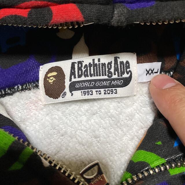 A BATHING APE(アベイシングエイプ)のAPE BAPE KAWS BABY MILO パーカー　スウェット　XXL メンズのトップス(パーカー)の商品写真