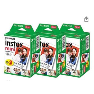 フジフイルム(富士フイルム)の富士フイルム チェキ フイルム2本パック instax  計80枚(その他)