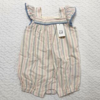 ベビーギャップ(babyGAP)のBaby GAP ベビーギャップ ロンパース 半袖ロンパース ストライプ(ロンパース)