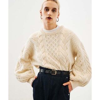 ステュディオス(STUDIOUS)のCLANE / CABLE PUFF KNIT(ニット/セーター)