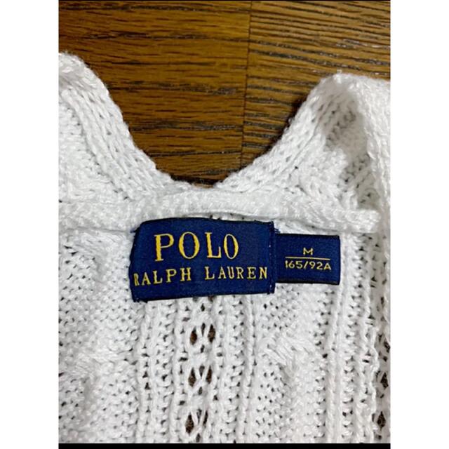 POLO RALPH LAUREN - 【美品】ラルフローレン Vネックケーブルニット レディースMの通販 by セレクトショップ彩倭｜ポロ