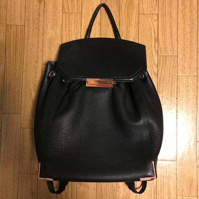 ALEXANDER WANG レザーバックパック リュック ブラック