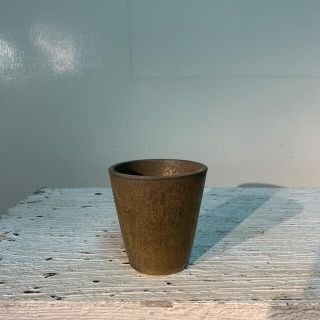 ● Conical POT - bronze-  No.241(インテリア雑貨)