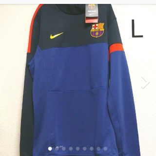 ナイキ(NIKE)のナイキ バルセロナ FCB  長袖　DRI-FIT　刺繍　ロゴ　サッカー　L(ウェア)