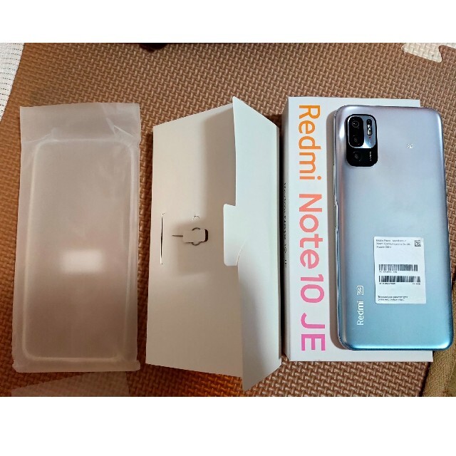 スマートフォン/携帯電話 スマートフォン本体 au - Xiaomi Redmi Note 10 JE XIG02 クロームシルバーの通販 by まぎ 