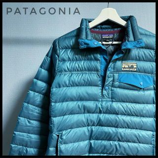 パタゴニア(patagonia)の激レア　40周年　復刻ロゴ　patagonia スナップ　ダウンジャケット　(ダウンジャケット)