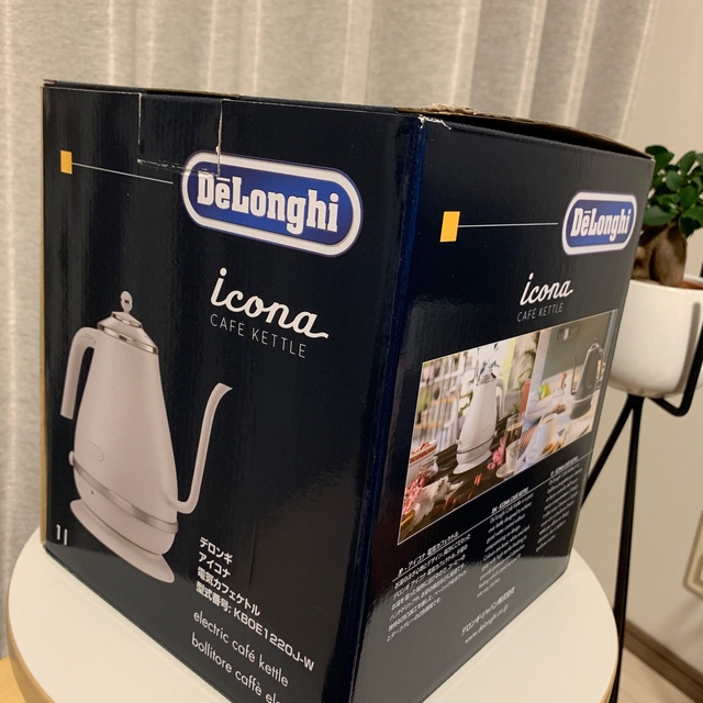 DeLonghi - 【値下げ】DeLonghi 電気カフェケトル「アイコナ」KBOE1200JWの通販 by Shirokuma's shop| デロンギならラクマ DeLonghi - 【値下げ】DeLonghi 電気カフェケトル「アイコナ」KBOE1200JWの通販 by Shirokuma's shop| デロンギならラクマ