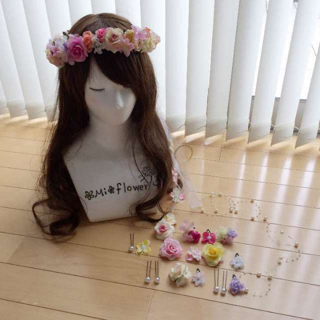 確認画像♡花かんむり♡ラプンツェル レディースのヘアアクセサリー(その他)の商品写真