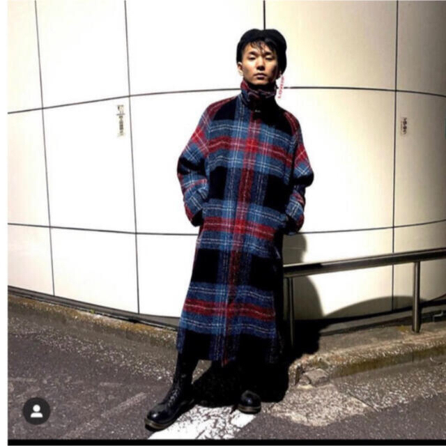 ブルー×レッド 【希少】Charles Jeffrey LOVERBOY coat