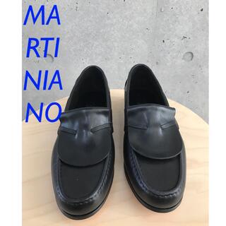 ユナイテッドアローズ(UNITED ARROWS)のMARTINIANO Fernet マルティニアーノ　ローファー ブラック37(ローファー/革靴)
